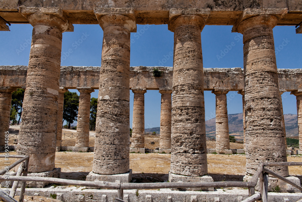 view od Temple Greek of Segesta