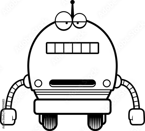 Unemotional Male Robot