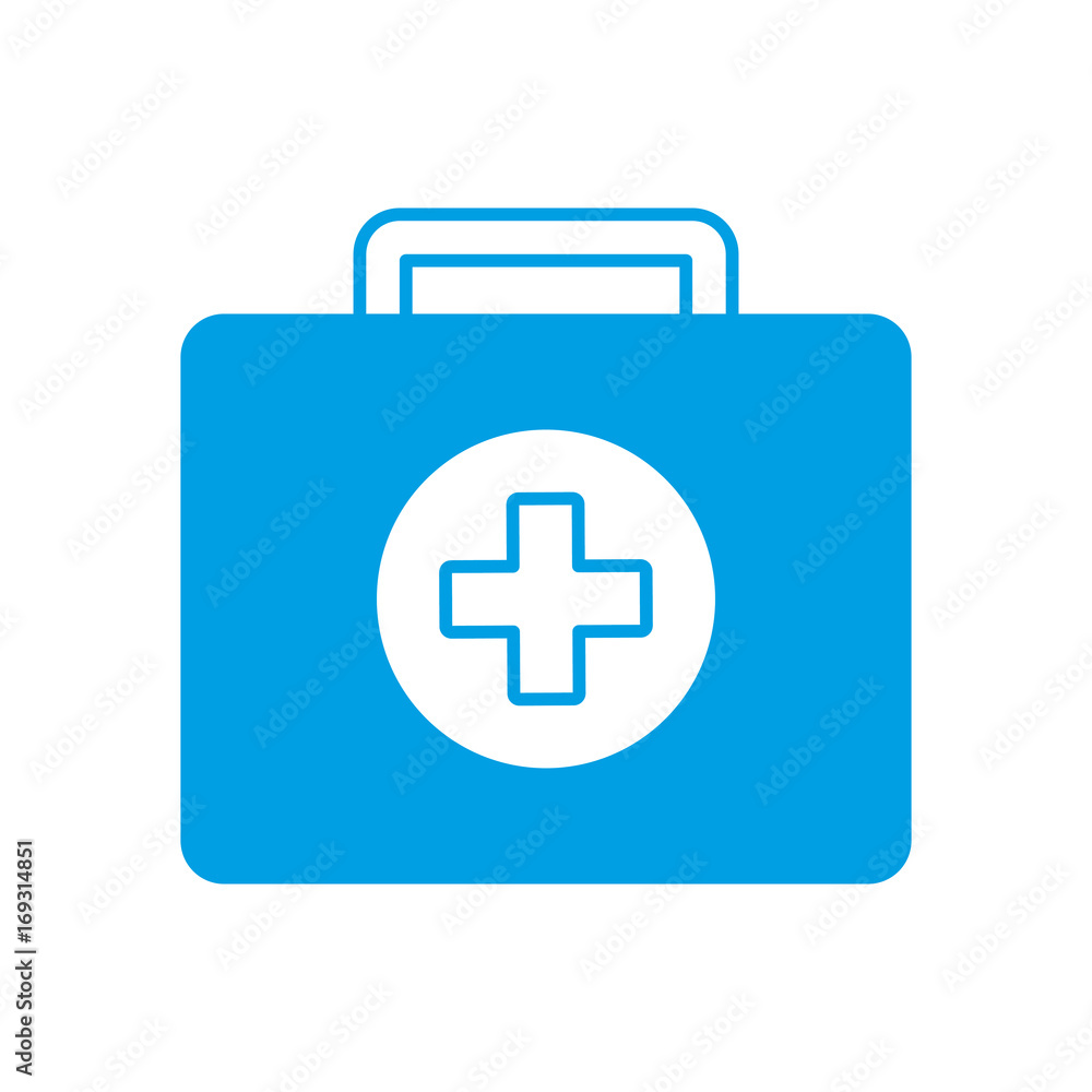first aid box icon over white background vector illustration first aid box icon over white background vector illustration
