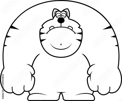 Sad Cartoon Cat