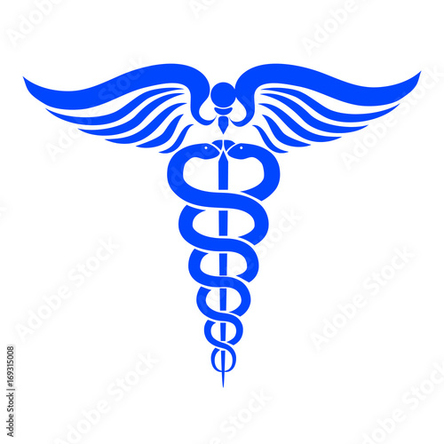 Photography Caduceus medical symbol – stock vector