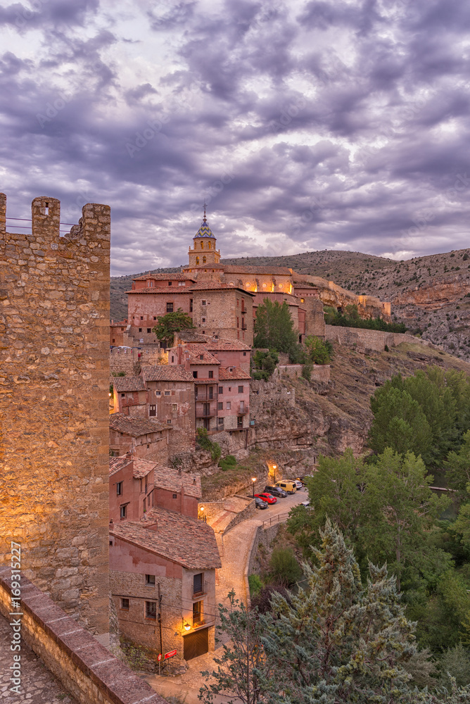 Spain, Aragon, Albarracin. Views from one of his viewpoints. Spain, Aragon, Albarracin. Views from one of his viewpoints.
