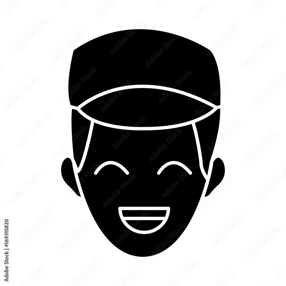 man face character people image vector illustration