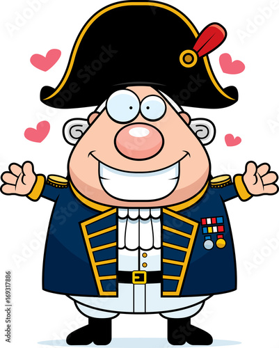 Cartoon British Admiral Hug photo