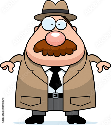 Cartoon Detective Mustache