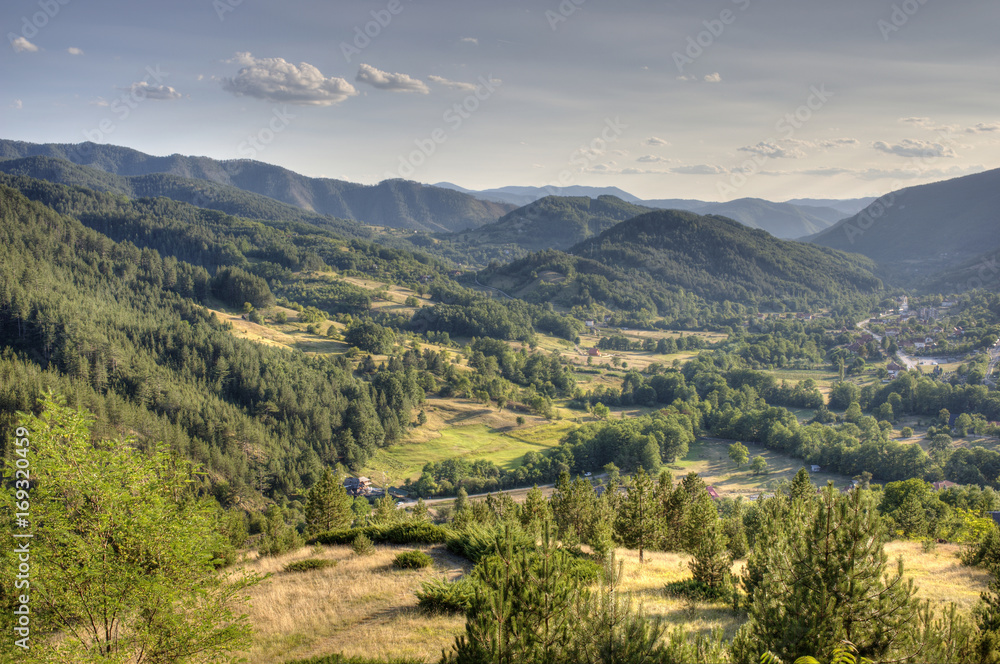 Serbian mount Tara landscape Serbian mount Tara landscape