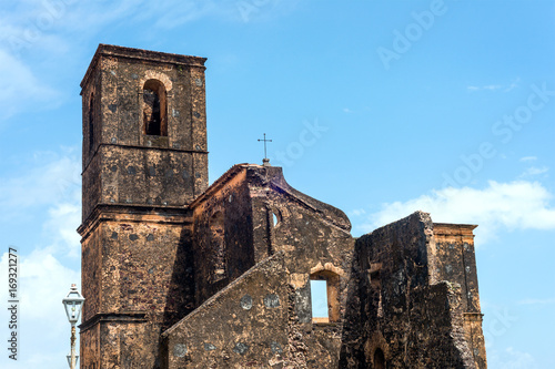 Matriz Church ruins in the historic city of Alcantara near Sao Luis, Maranhao State, Brazil photo