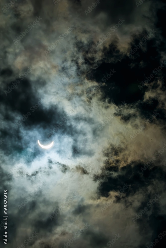 Solar Eclipse 2017 event in South Carolina sky Solar Eclipse 2017 event in South Carolina sky