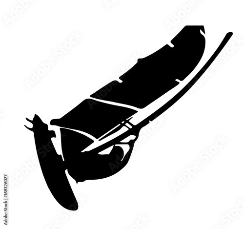 Windsurfing logo/illustration 