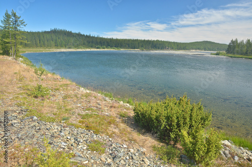 The Kharamatlou River in the Polar Urals.