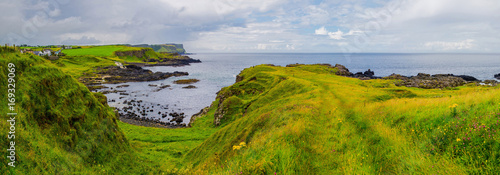 Panorama of Dunseverick Fal...
