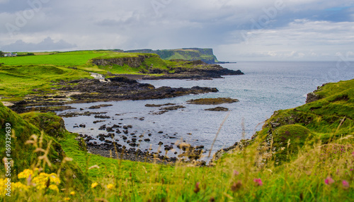 Panorama of Dunseverick Fal...