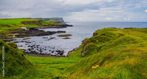 Panorama of Dunseverick Fal...