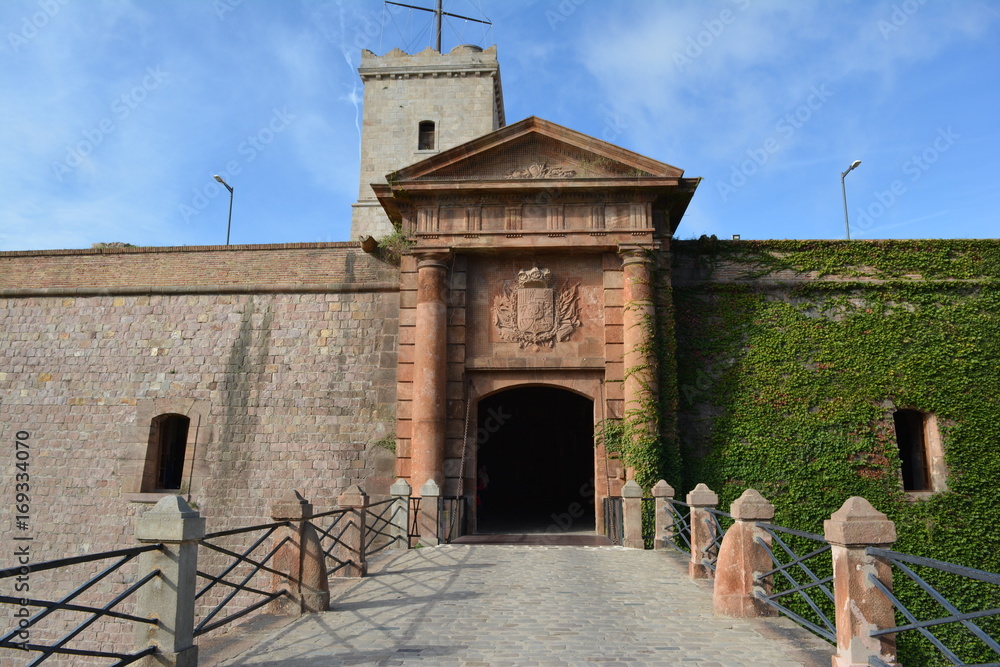 entrance to a castle