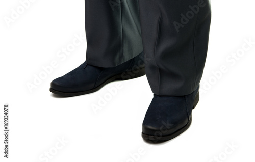 Male legs in shoes