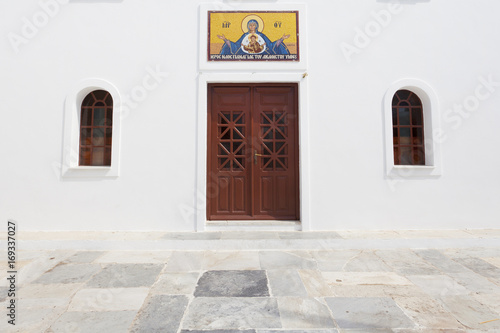 Entrance to a Greek Orthodox Church  © pop_gino