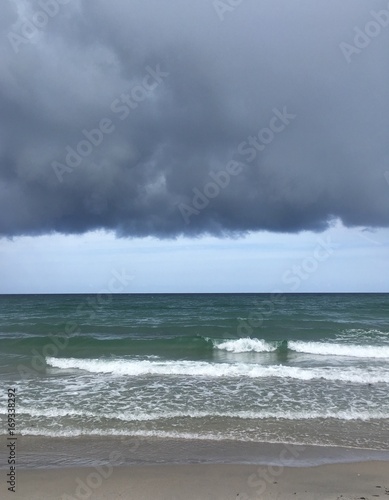 impressive stormy clouds over Delray Beach, Florida