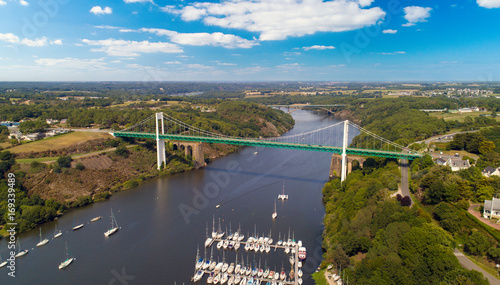 Photos Photo aérienne du pont de la Roche Bernard, dans le Morbihan