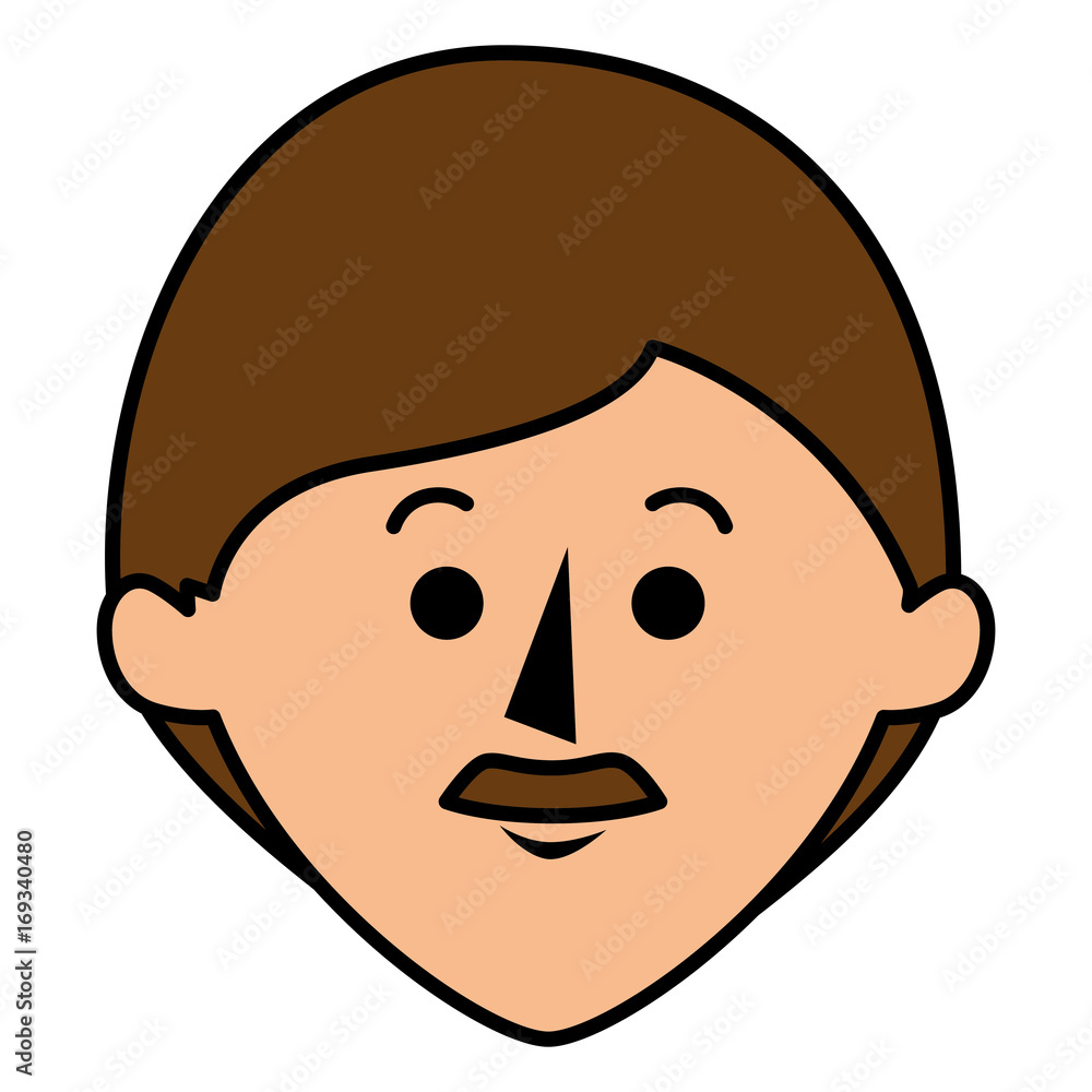 young man head avatar character vector illustration design young man head avatar character vector illustration design