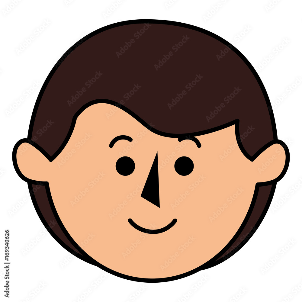 young man head avatar character vector illustration design young man head avatar character vector illustration design