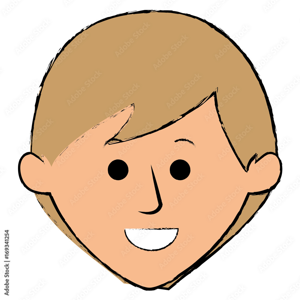 young man head avatar character vector illustration design young man head avatar character vector illustration design