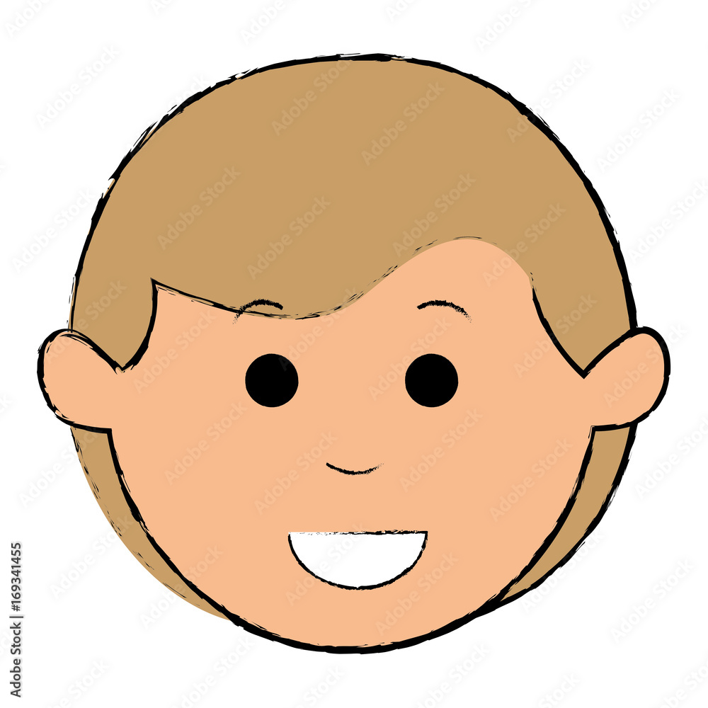 cute boy avatar character vector illustration design cute boy avatar character vector illustration design