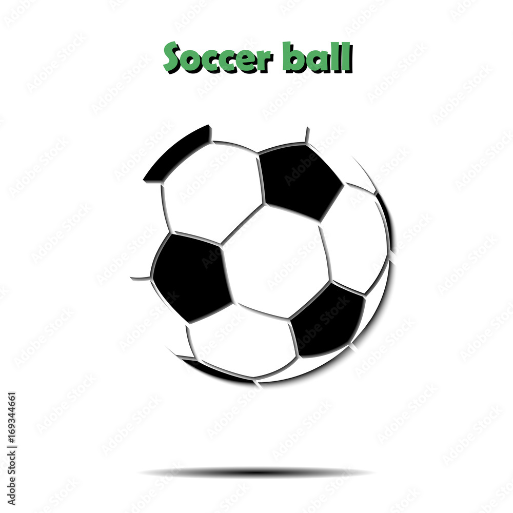 Fototapeta premium Soccer ball icon