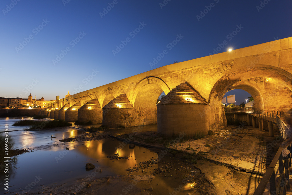 Roman Bridge in Cordoba.