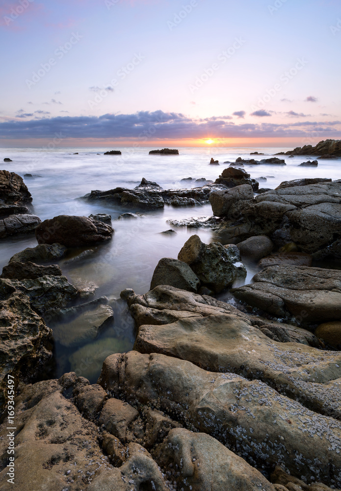 Laguna Beach rocks on shoreline