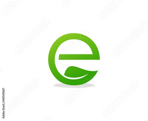 E logo