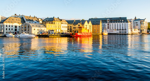 Obraz na płótnie Norway city w salonie