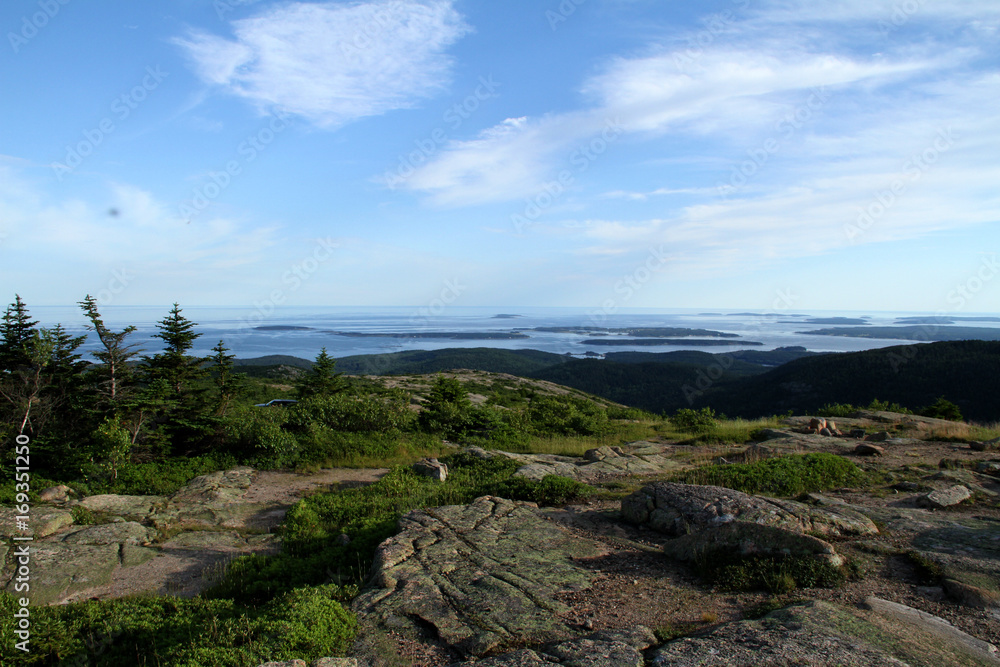 Cadillac Mtn. View, coast of Maine