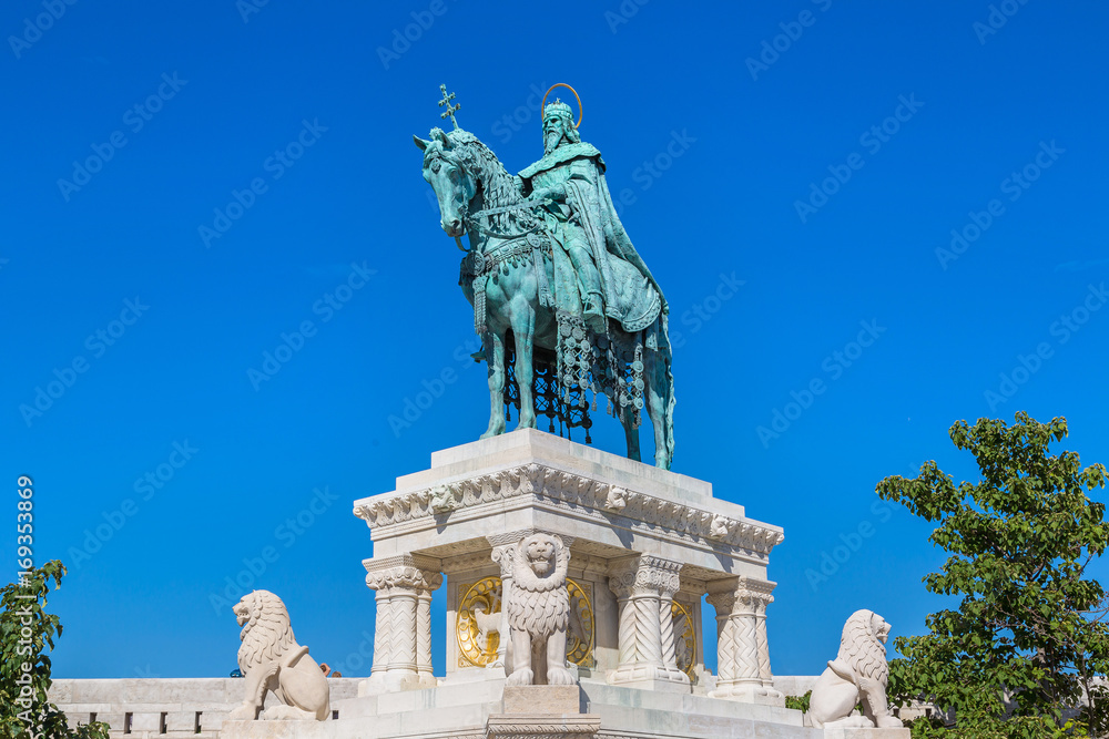 Statue of Stephen I  in Budapest