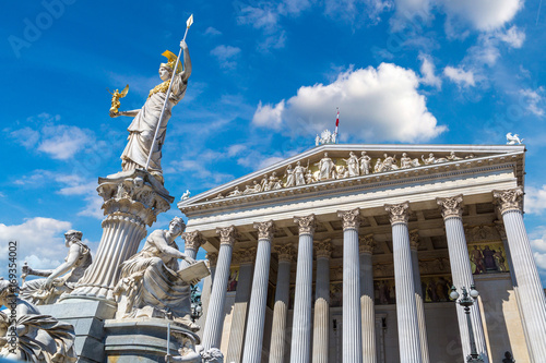 Photography Austrian Parliament in Vienna