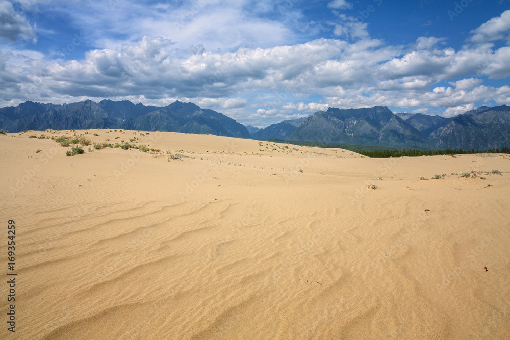 Chara sands and Mountains in Eastern Siberia Chara sands and Mountains in Eastern Siberia