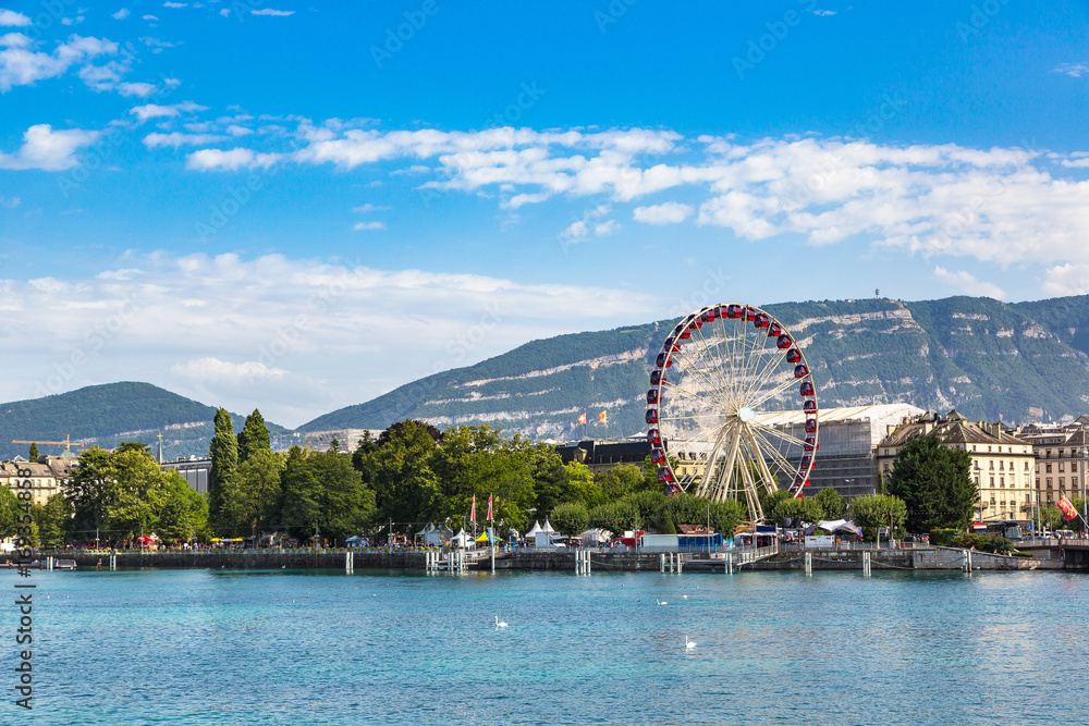 Ferris wheel in Geneva Ferris wheel in Geneva