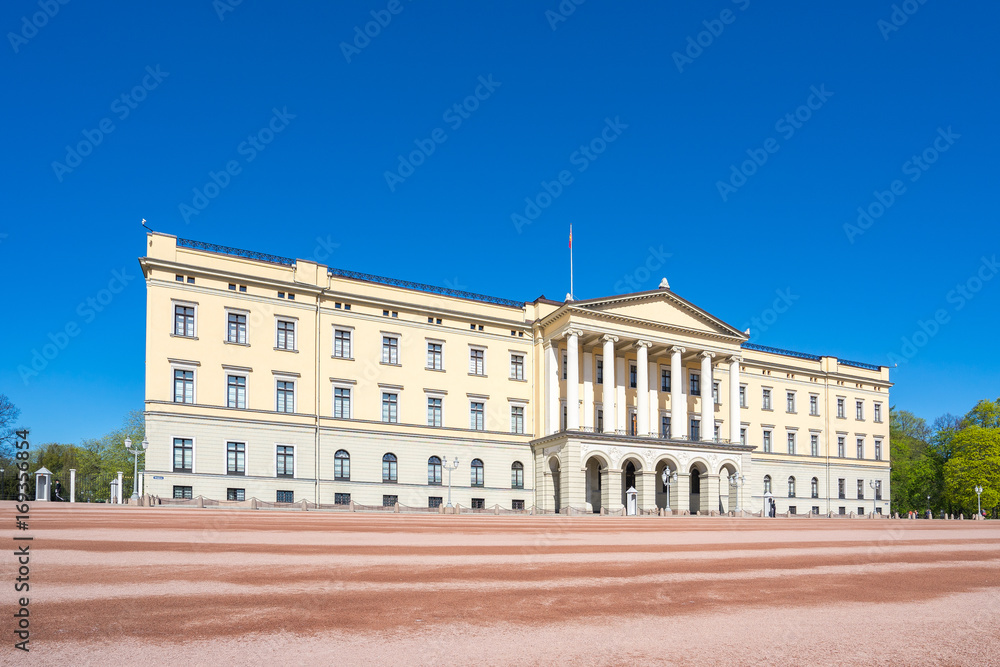 Royal Palace in Oslo city, Norway