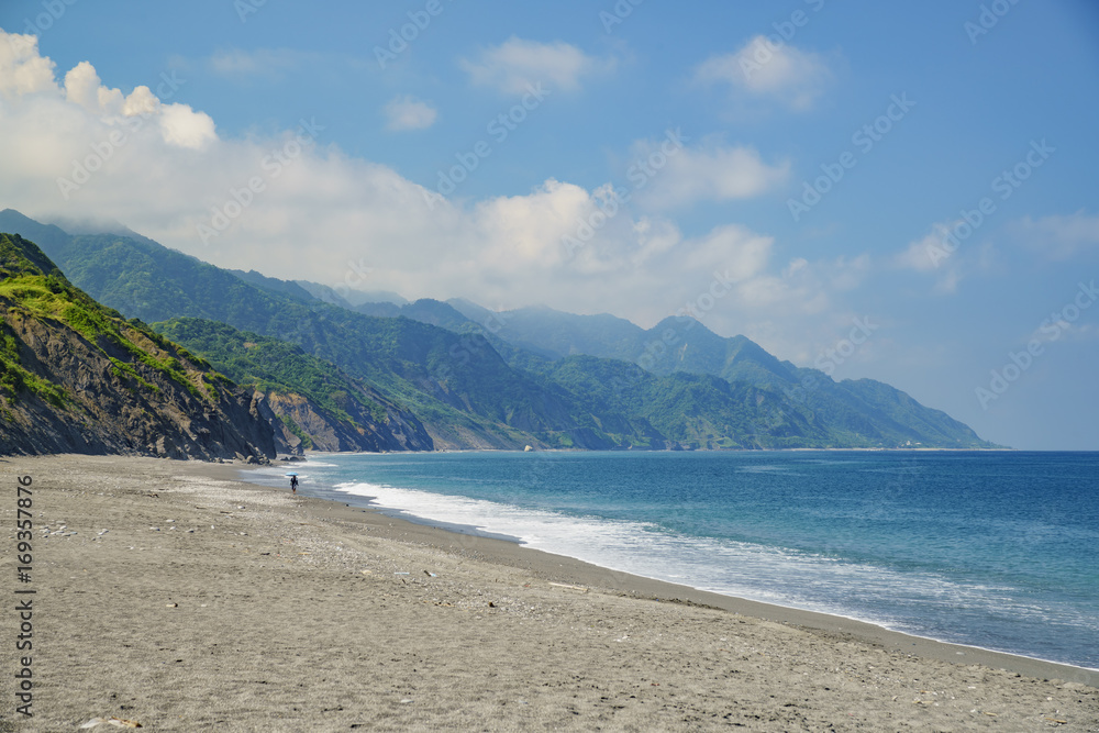 The famous cow mountain of Hualien The famous cow mountain of Hualien
