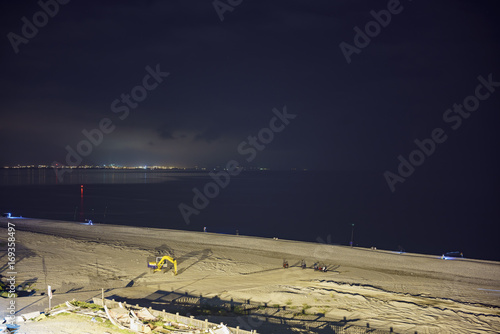 Night view of the Chihsingtan Beach photo