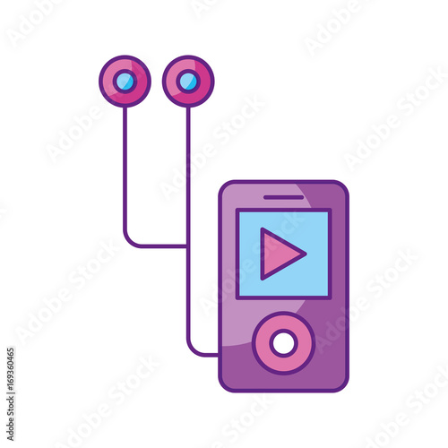 music media player isolated icon vector illustration design
