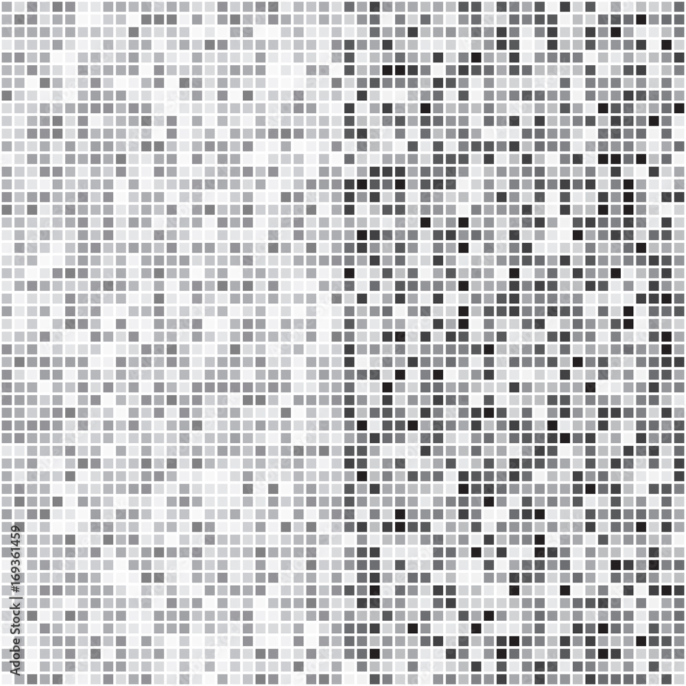 Silver mosaic halftone abstract background Silver mosaic halftone abstract background