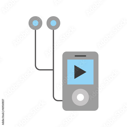 music media player isolated icon vector illustration design