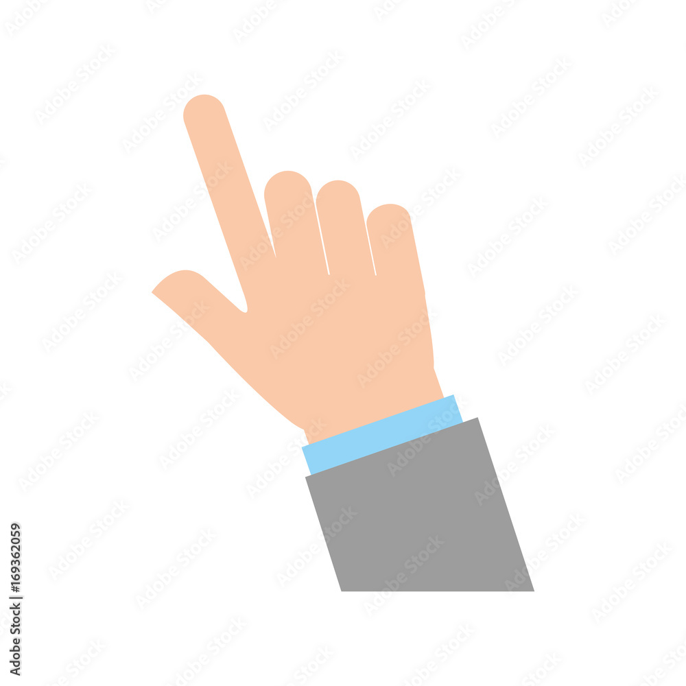 hand human index icon vector illustration design hand human index icon vector illustration design