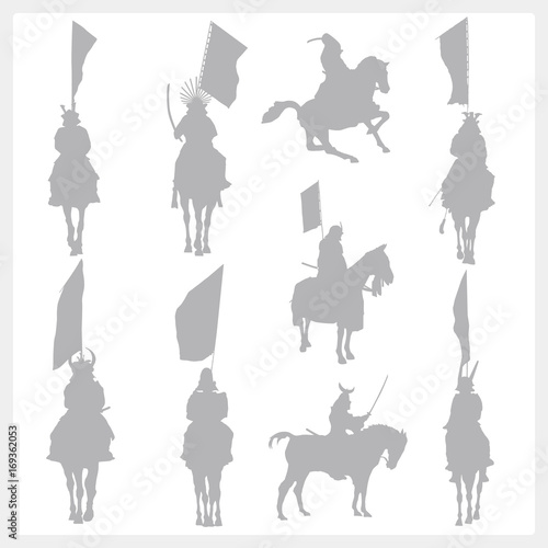 騎馬武者・シルエット（Samurai）