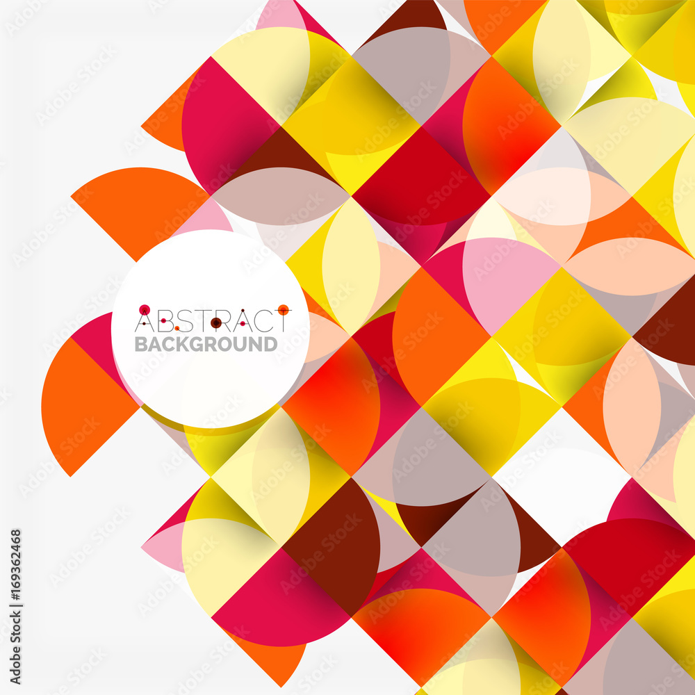 Modern geometrical abstract background circles Modern geometrical abstract background circles