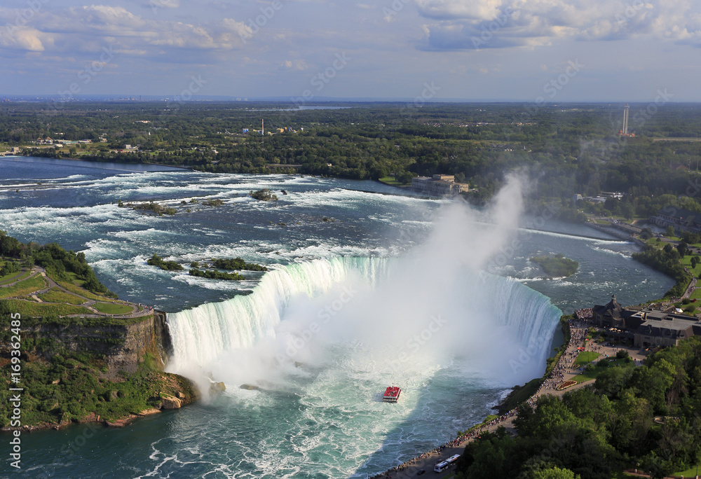 Niagara Falls, aerial view, Canada