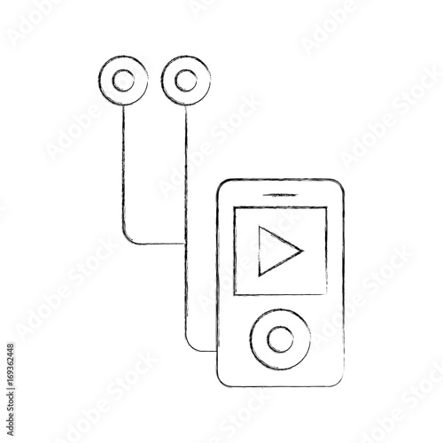 music media player isolated icon vector illustration design