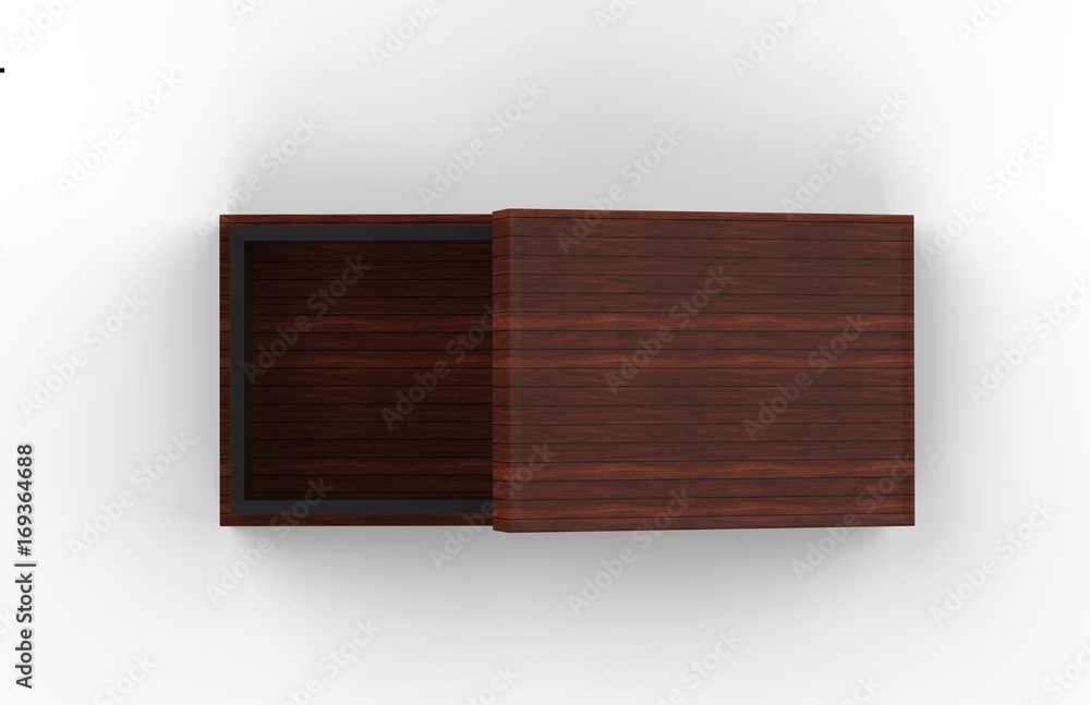 Elegant Wooden Box, Luxury Wooden Gift Set Box On Isolated White Background, Mock Up Template, Ready For Your Design, 3D Illustration Elegant Wooden Box, Luxury Wooden Gift Set Box On Isolated White Background, Mock Up Template, Ready For Your Design, 3D Illustration