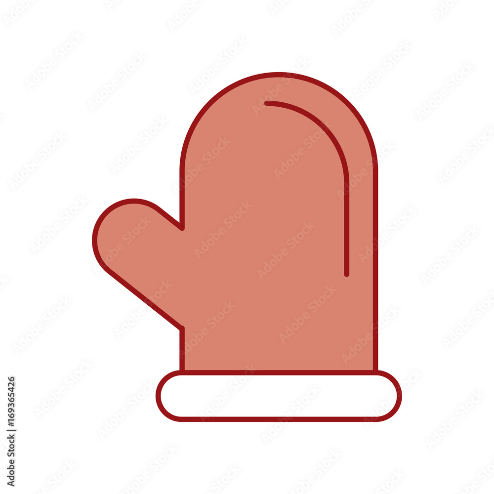 christmas glove isolated icon vector illustration design christmas glove isolated icon vector illustration design