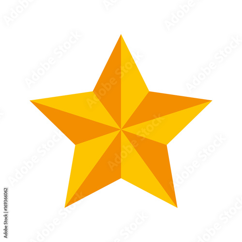 christmas star isolated icon vector illustration design